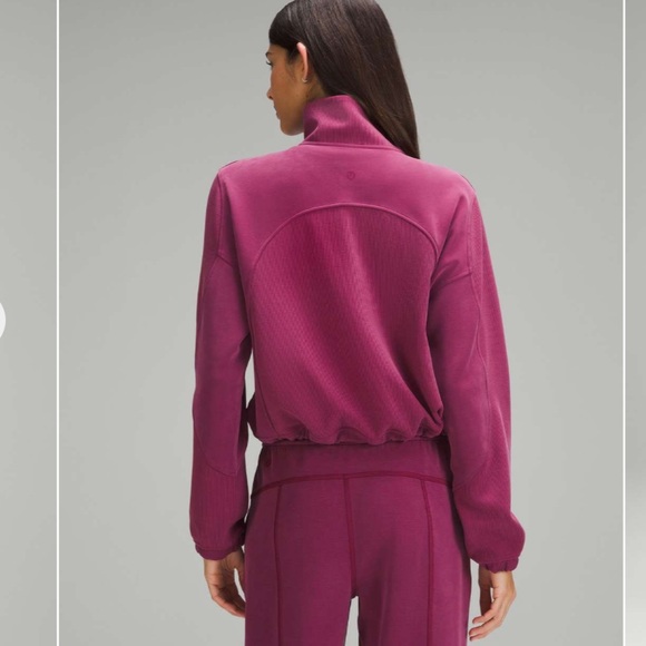 Lululemon brushed softstreme ribbed half zip - Picture 2 of 7